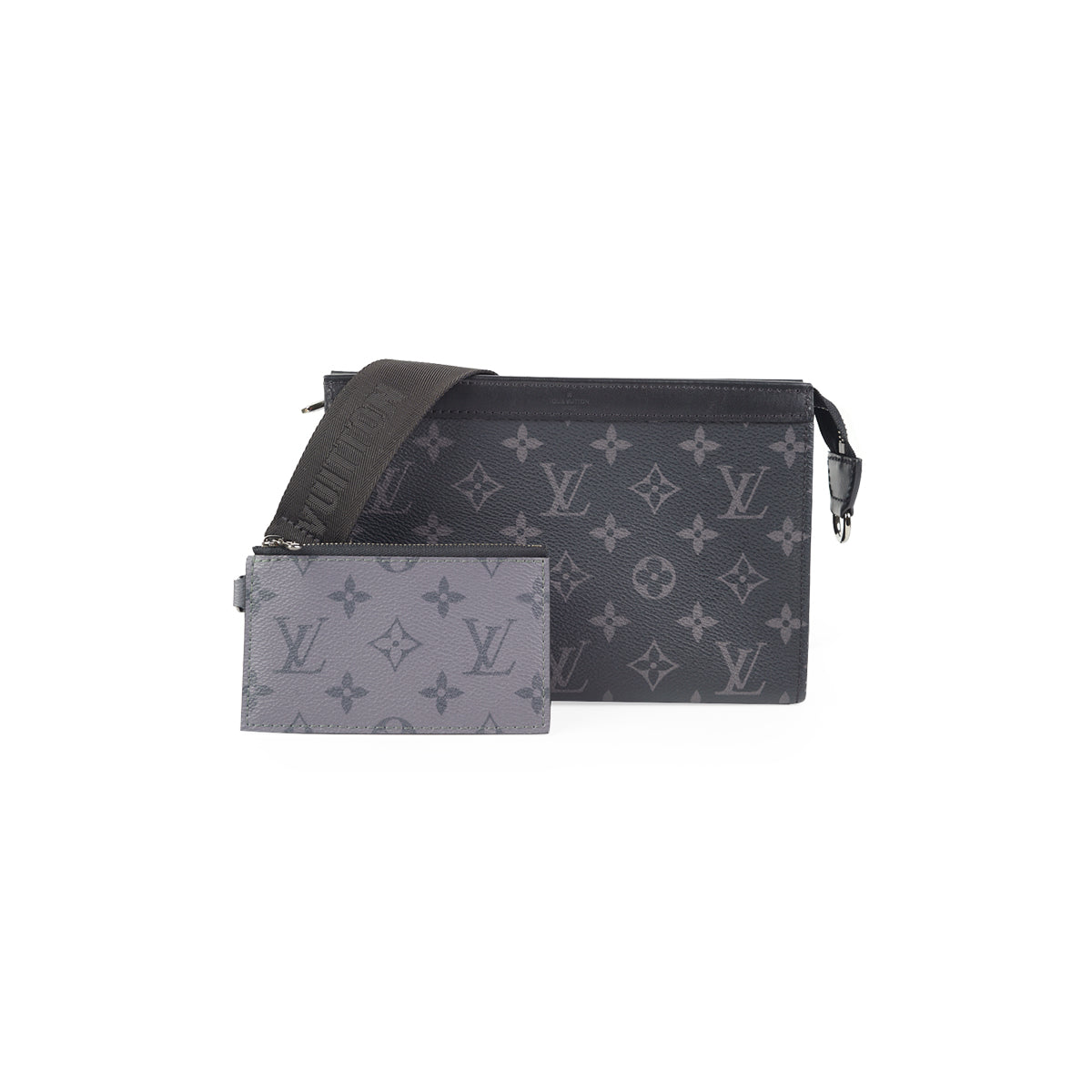 Gaston Wearable Wallet Monogram Eclipse Canvas  Wallets and Small Leather  Goods  LOUIS VUITTON