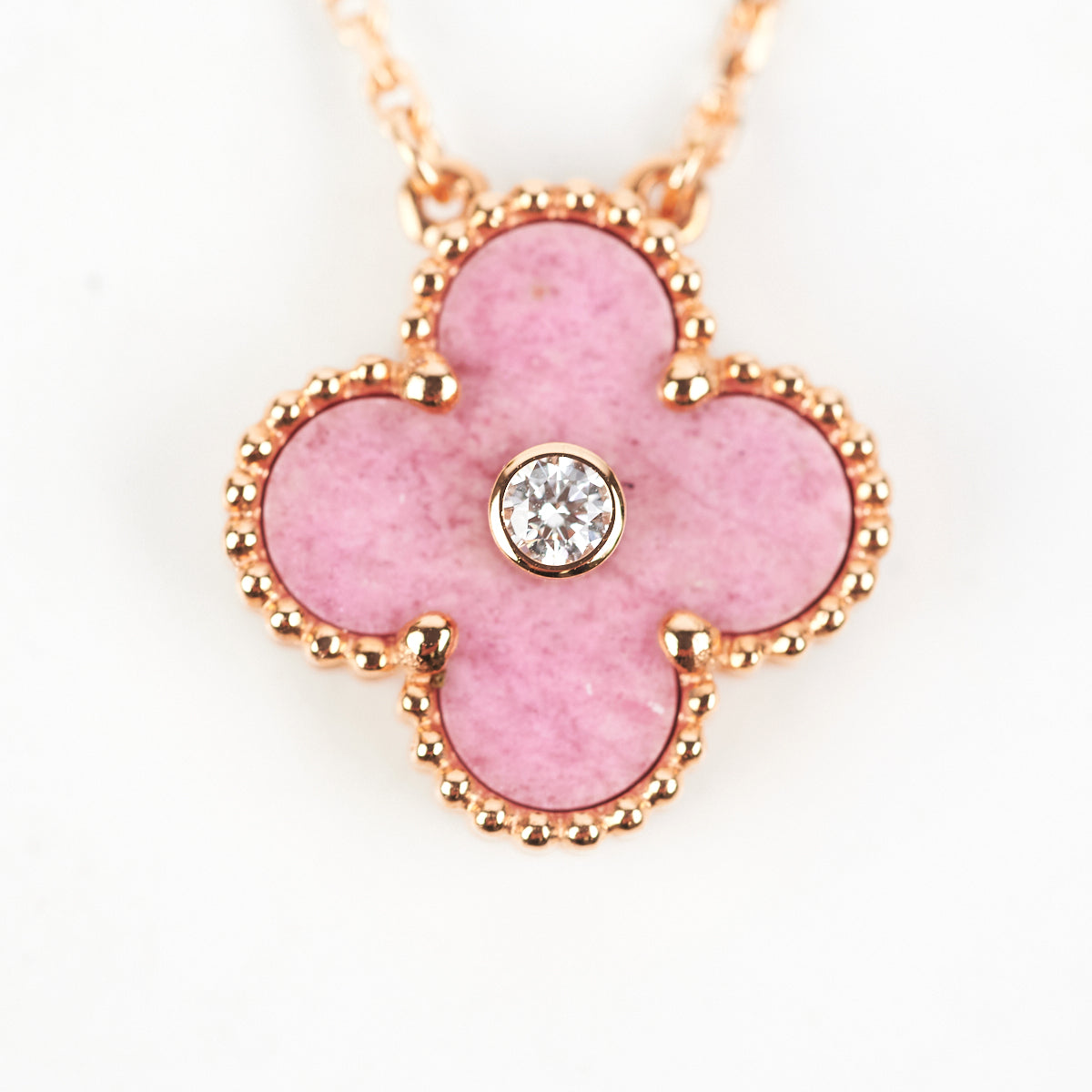 van cleef rhodonite necklace