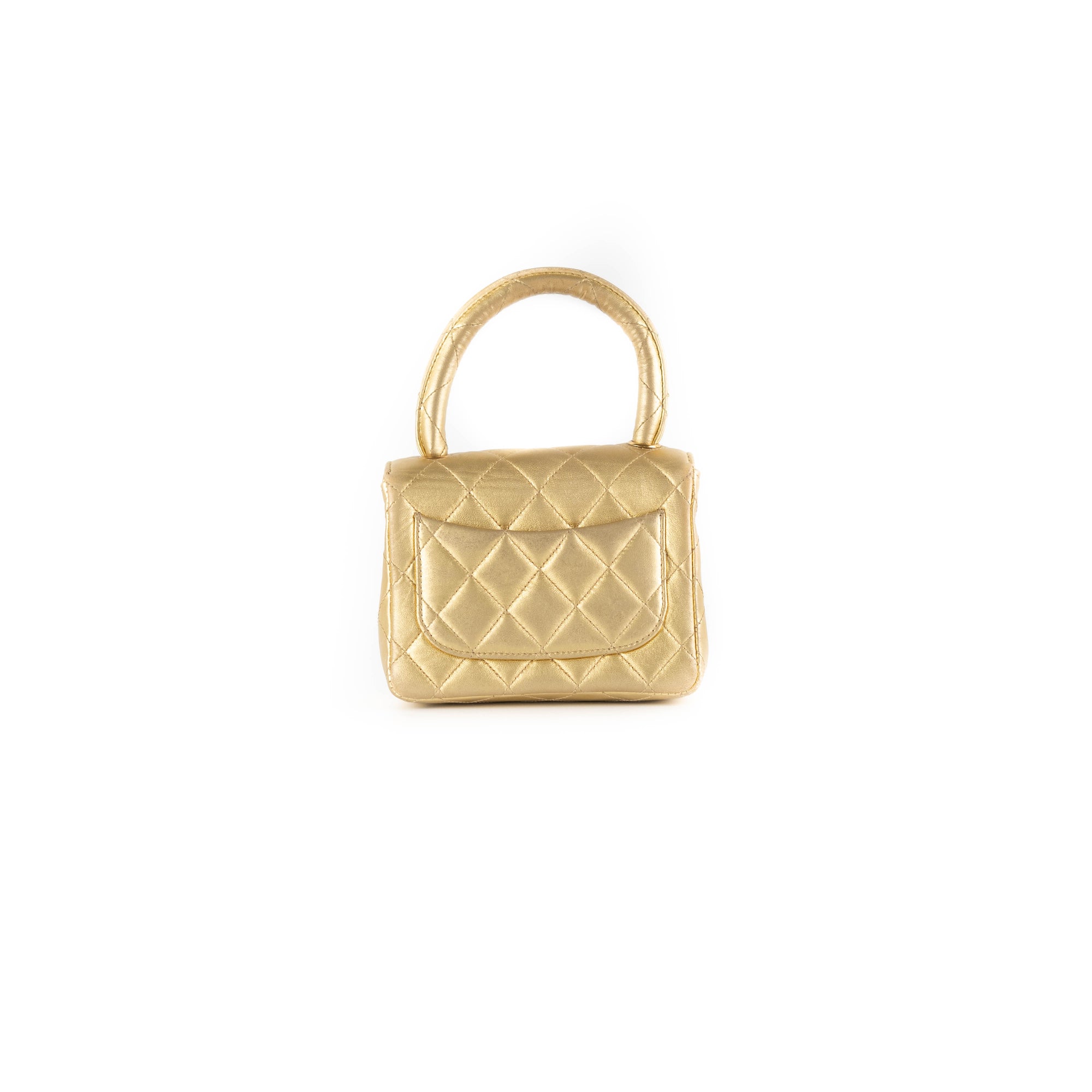 Chanel Vintage Mini Coco Handle Gold - THE PURSE AFFAIR