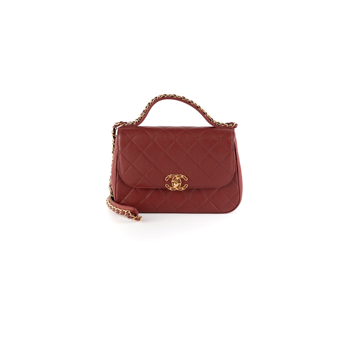 Chanel Affinity Flap Bag Red - THE PURSE AFFAIR