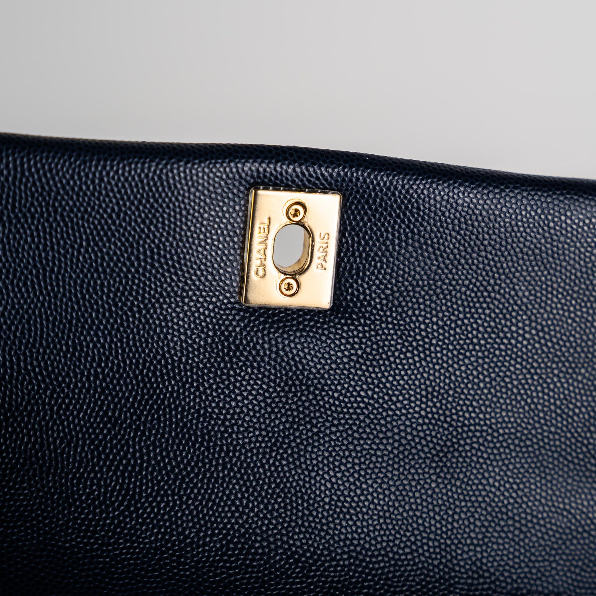 Chanel Coco Handle Navy Small - THE PURSE AFFAIR