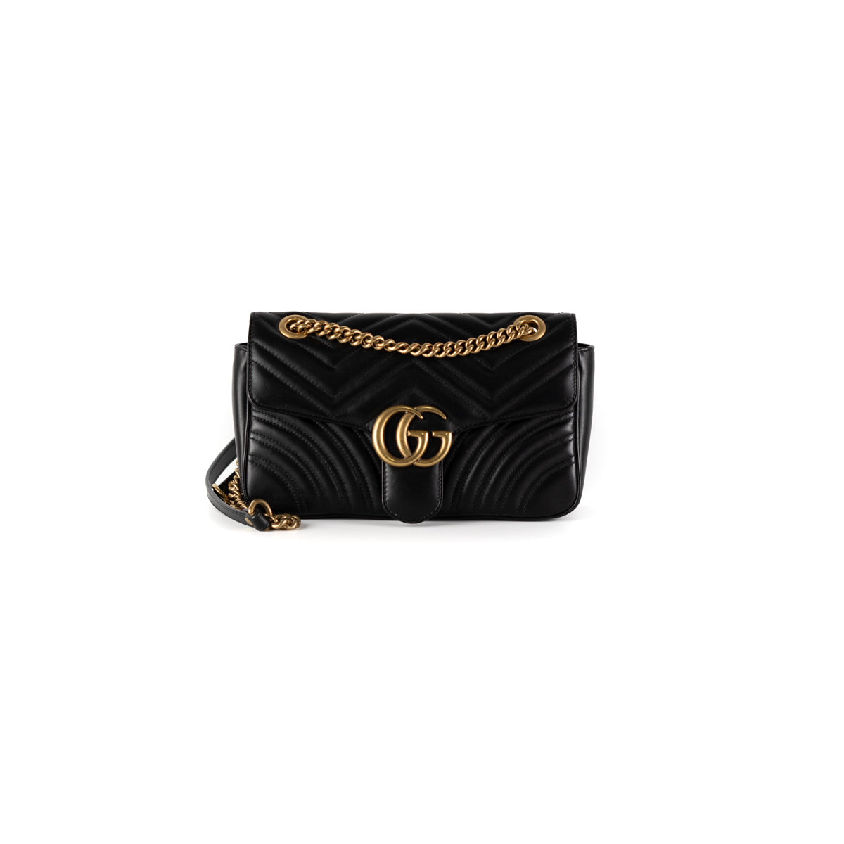 Gucci GG Marmont Small Matelasse Shoulder Bag - THE PURSE AFFAIR