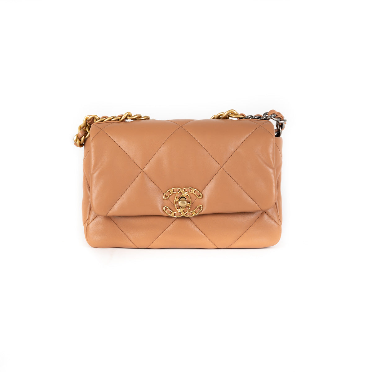 Chanel 19 Small Caramel Flap Bag - THE PURSE AFFAIR