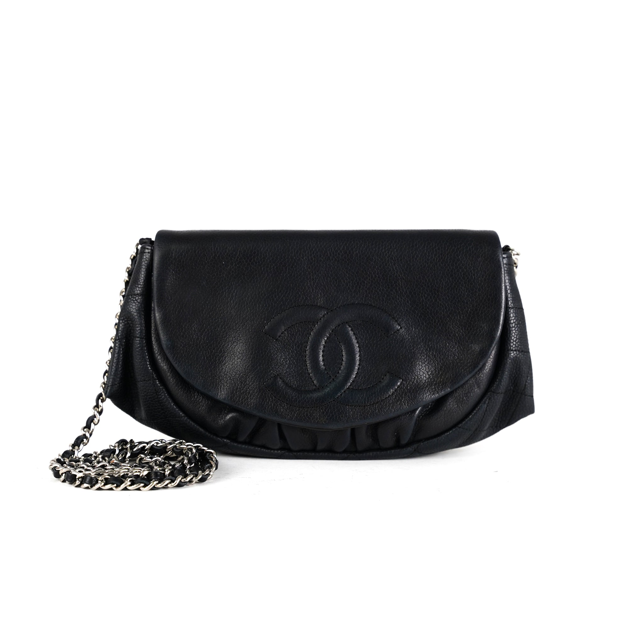 Authentic Vintage Chanel Half Moon Womens Fashion Bags  Wallets Purses   Pouches on Carousell