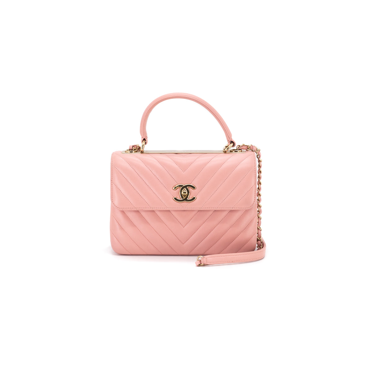 Chanel Pink Quilted Lambskin Small Trendy CC Top Handle Flap Bag Gold  Hardware 2020 Available For Immediate Sale At Sothebys