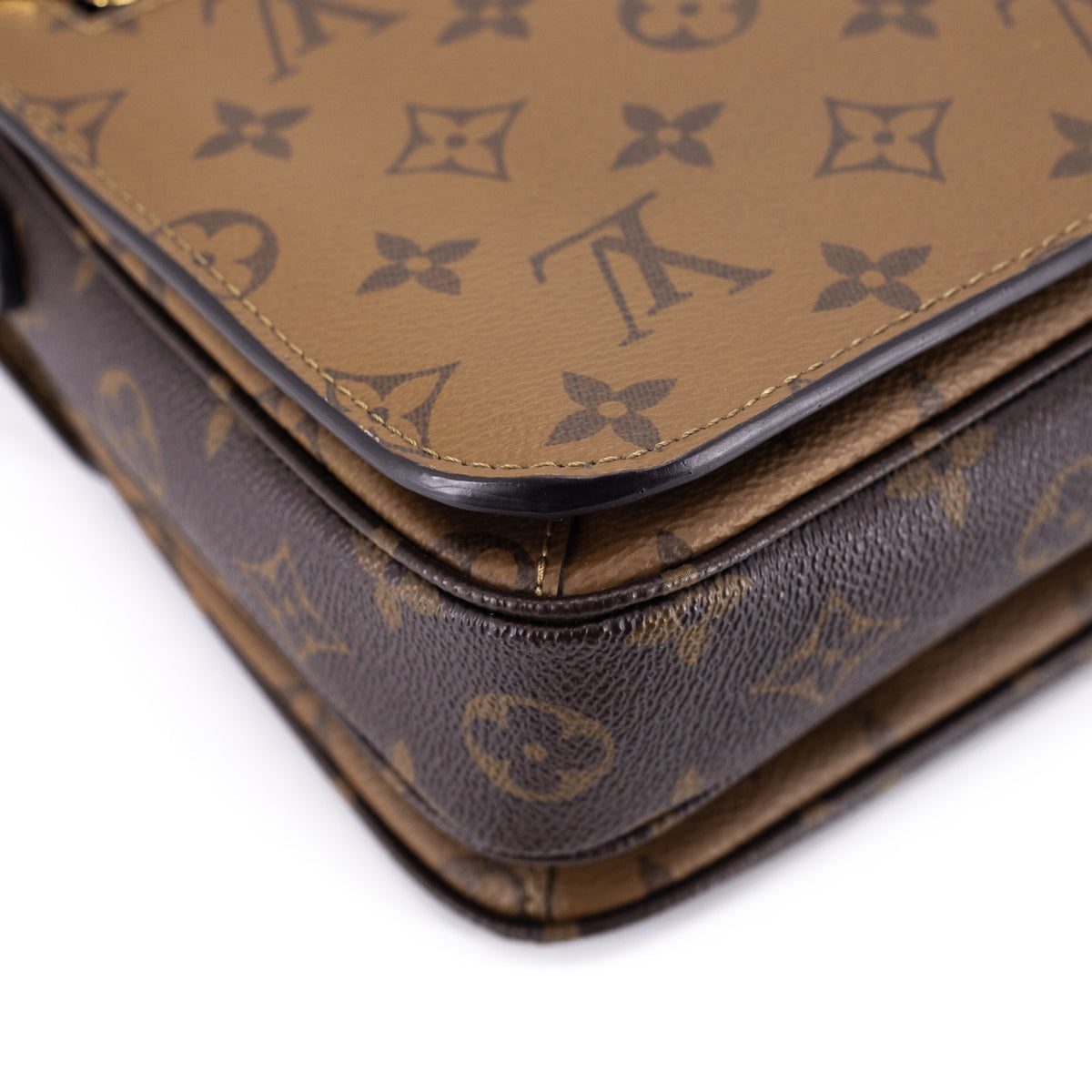 Louis Vuitton Pochette Metis Monogram Reverse Canvas Cross Body Bag