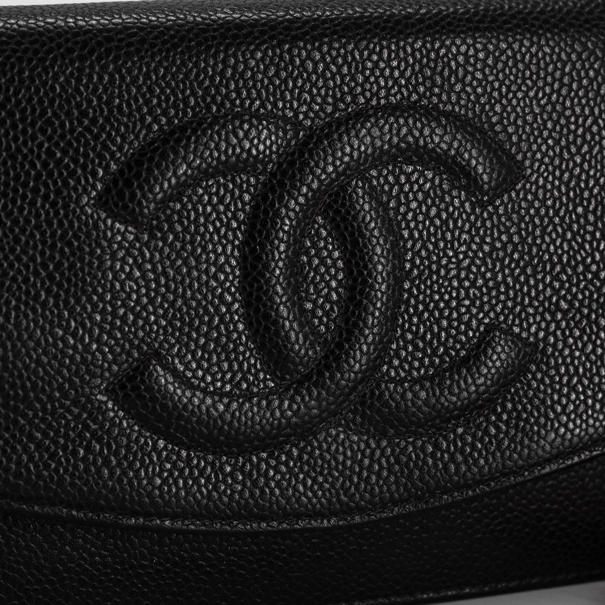 Chanel Vintage Black Patent Timeless Wallet on Chain WOC 24k GHW  Boutique  Patina