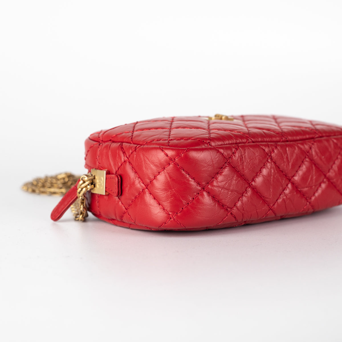 Chanel Mini Reissue Velvet Red GHW  Laulay Luxury