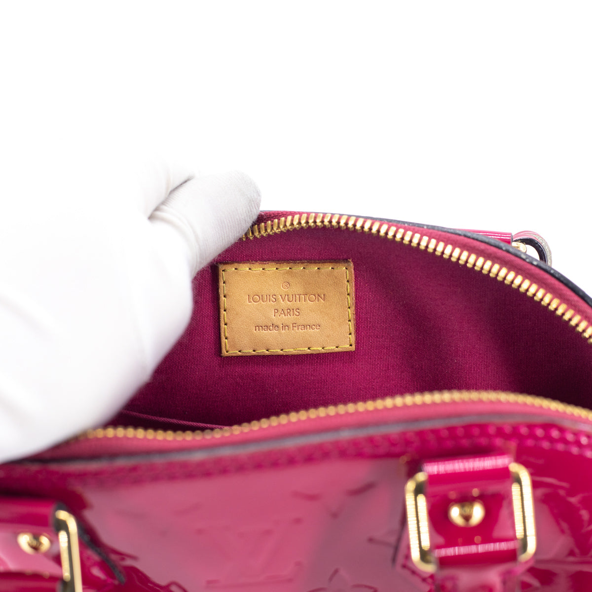 LOUIS VUITTON Vernis Alma BB Amethyst - More Than You Can Imagine