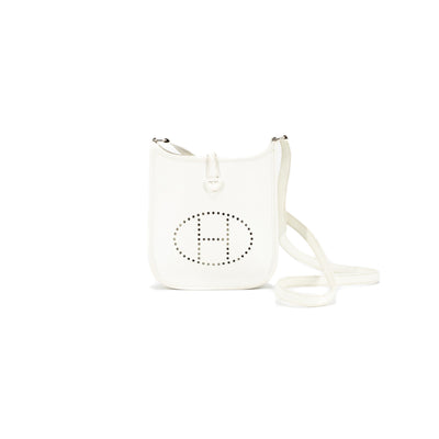 hermes evelyne mini white