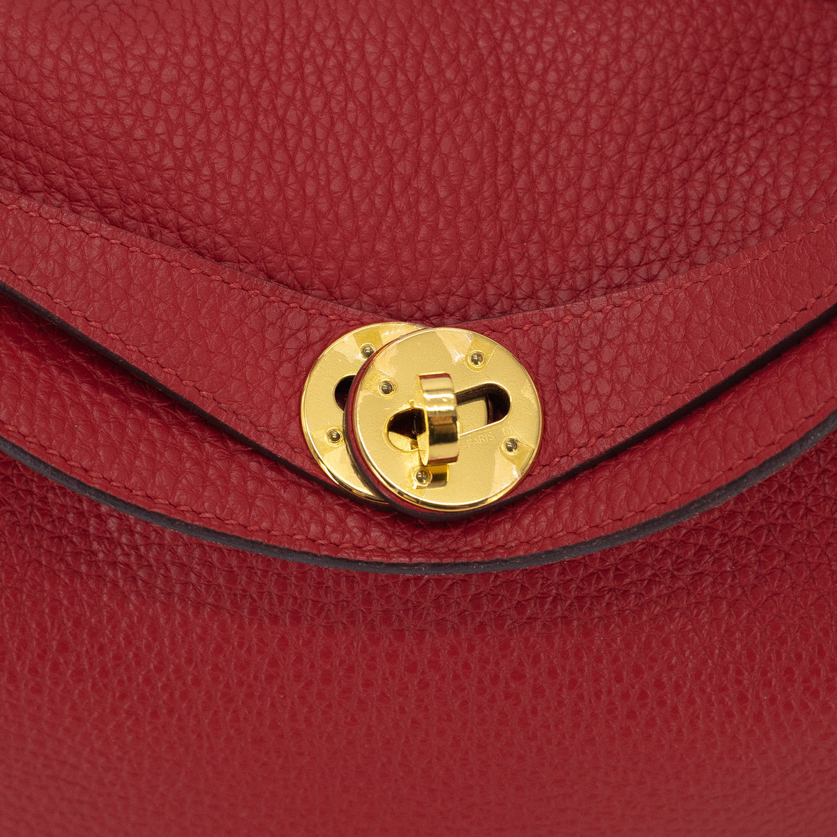 Hermes Lindy 26 Clemence Red | Preowned 