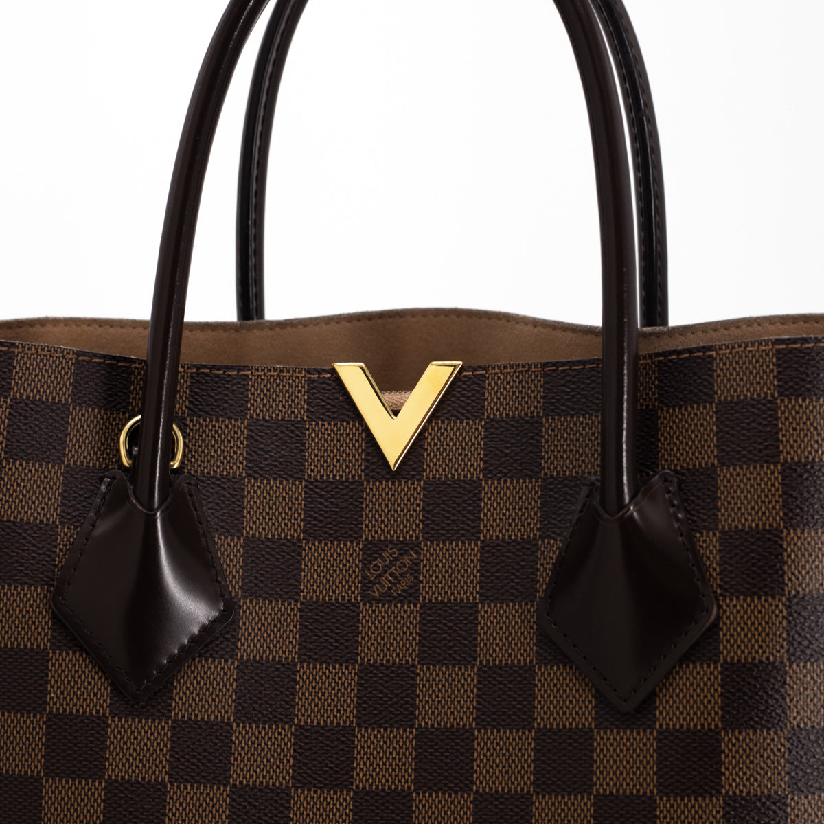 Louis Vuitton Damier Ebene Kensington V Tote Bag - THE PURSE AFFAIR