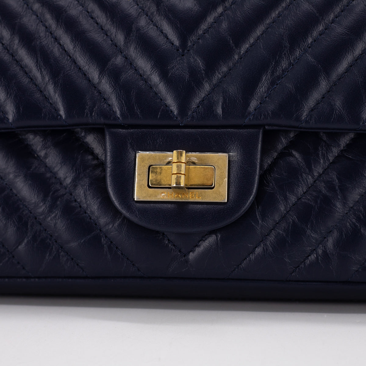 chanel reissue navy