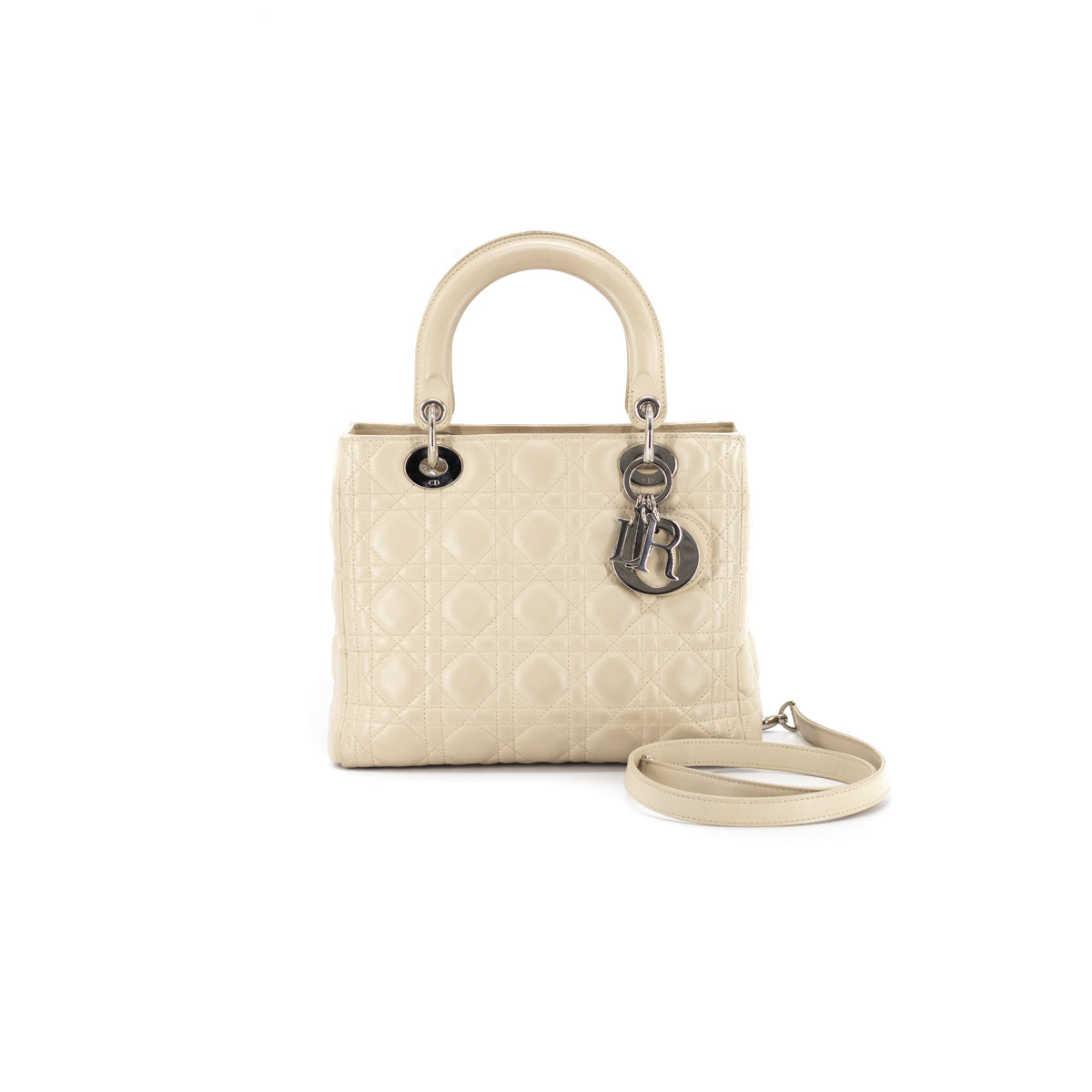 light beige purse