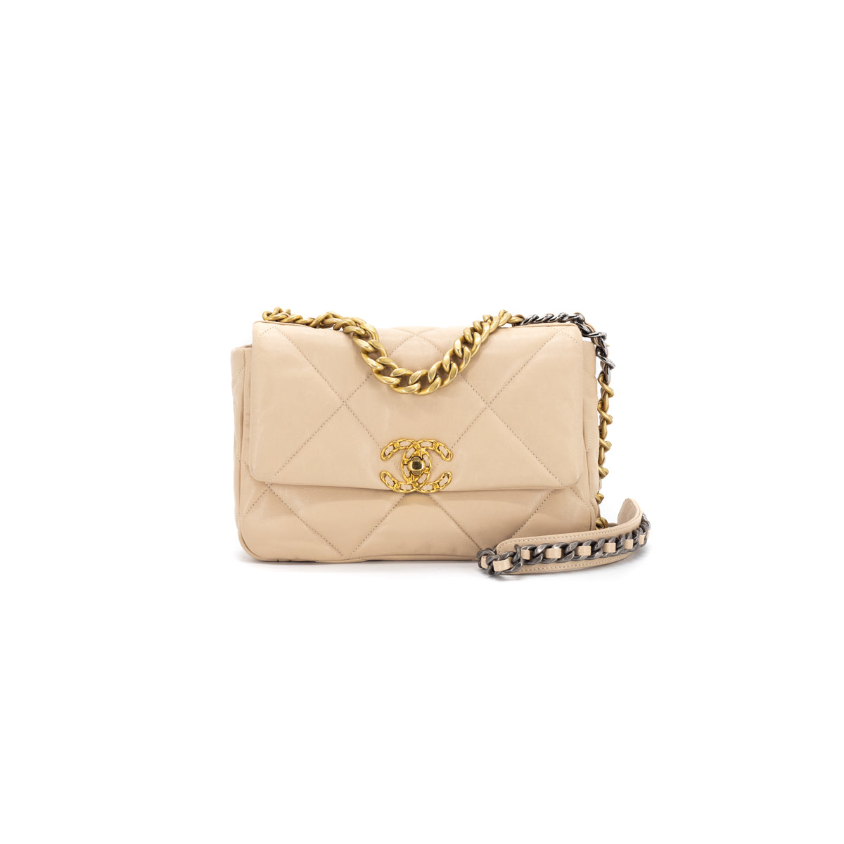 Chanel 19 Bag Beige - THE PURSE AFFAIR