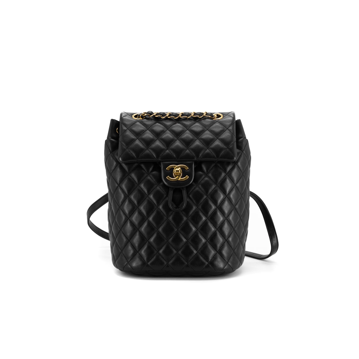 CHANEL Calfskin Quilted Mini Urban Spirit Backpack Black  FASHIONPHILE   Black backpack Chanel Stylish backpacks