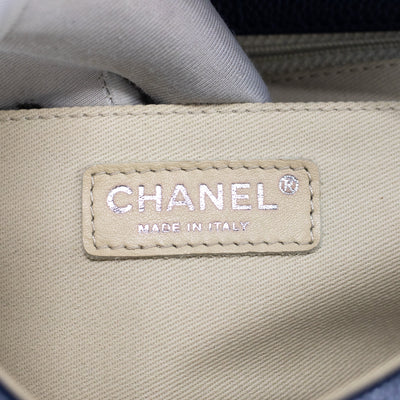 Chanel Caviar Shoulder Bag Navy