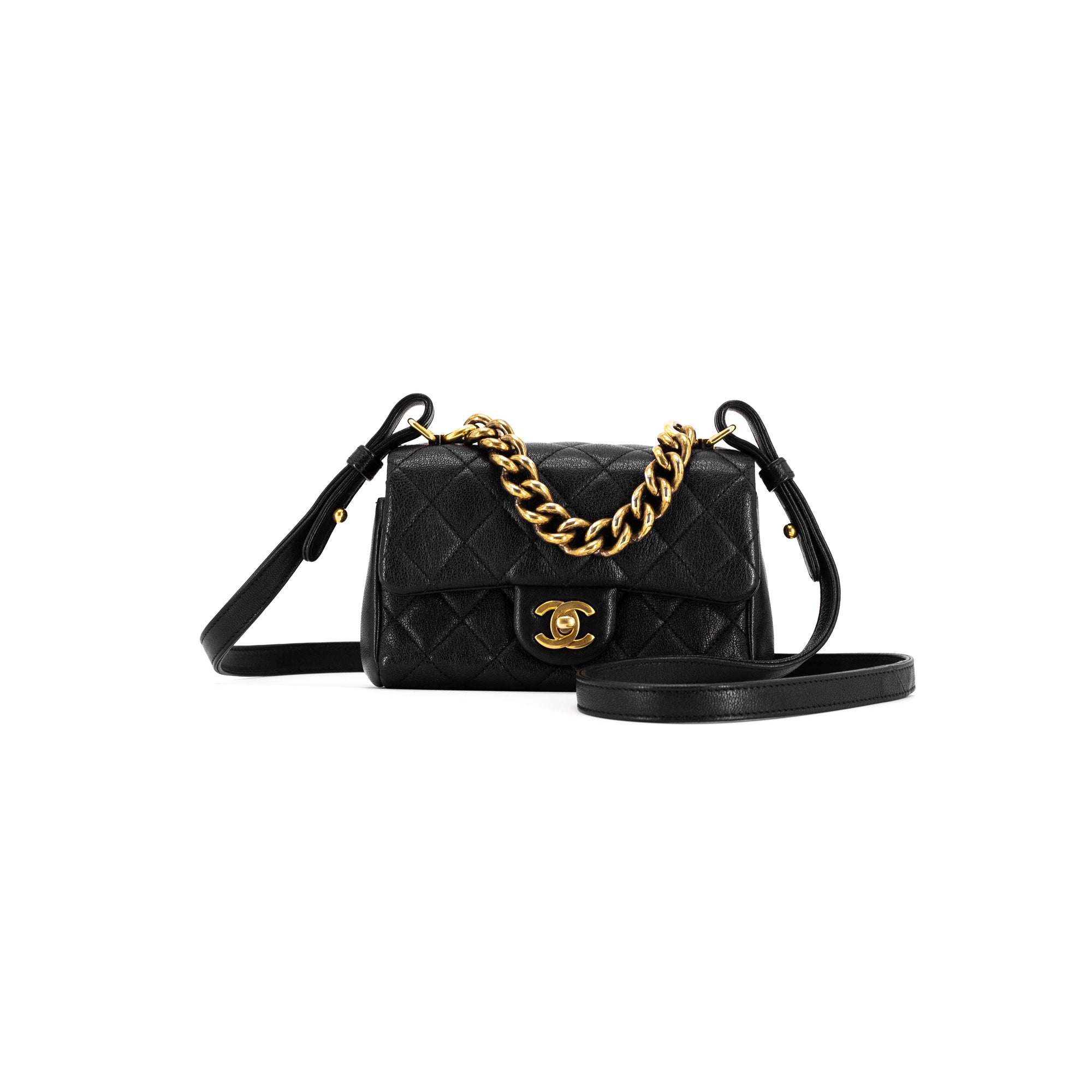 black chanel mini bag