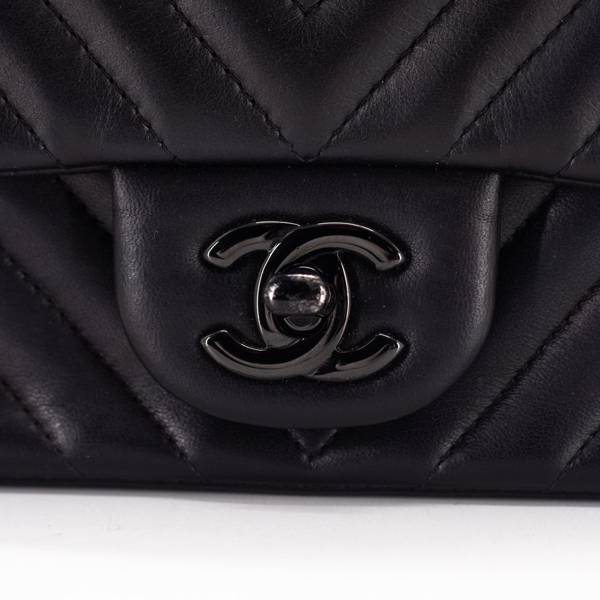 Chanel SO Black Crumpled Calfskin Medium Classic Double Flap Bag  Worlds  Best