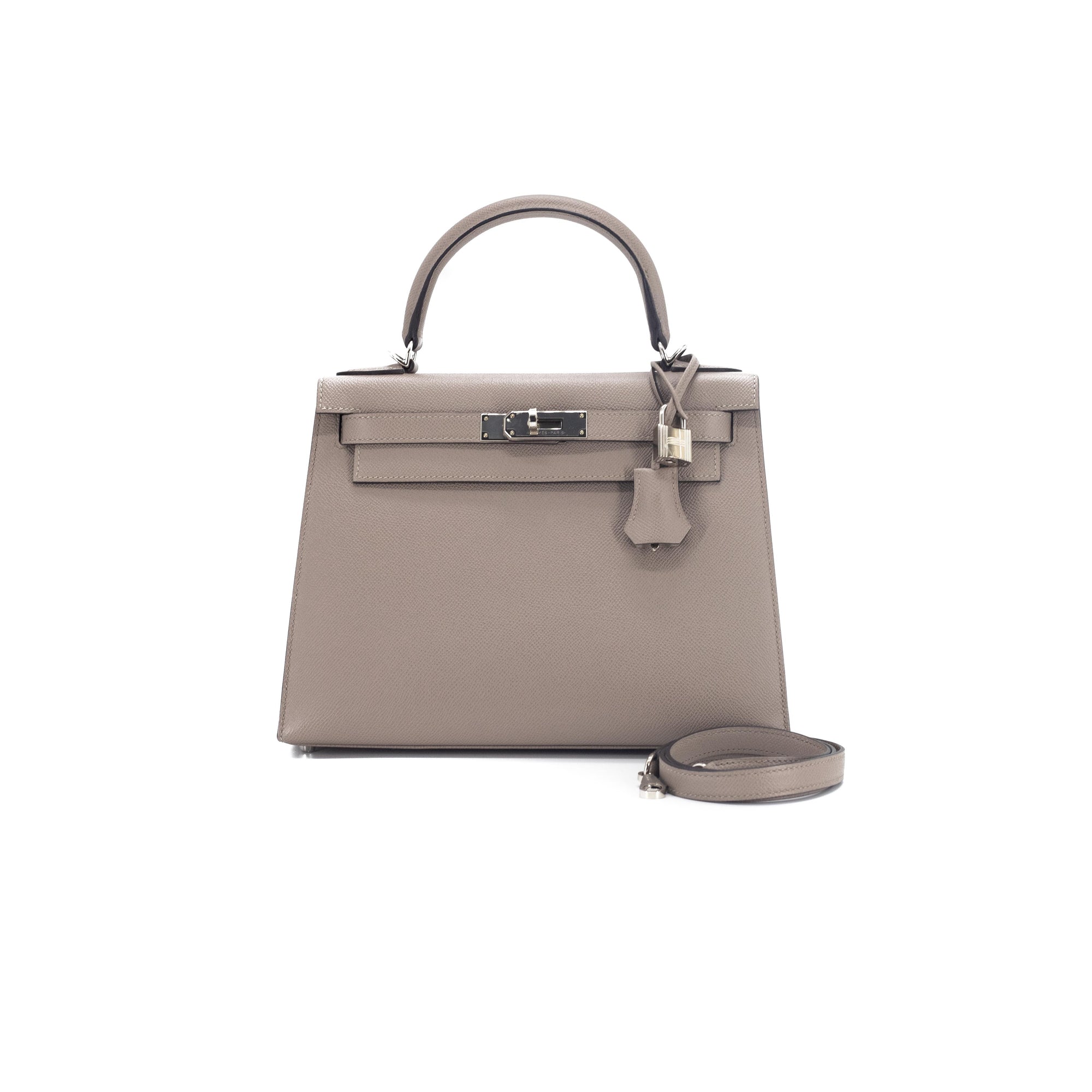 Hermes Kelly 28 Sellier Epsom Gris 