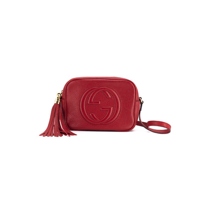 Gucci Soho Crossbody Red | Preowned Gucci Bags - THE PURSE AFFAIR