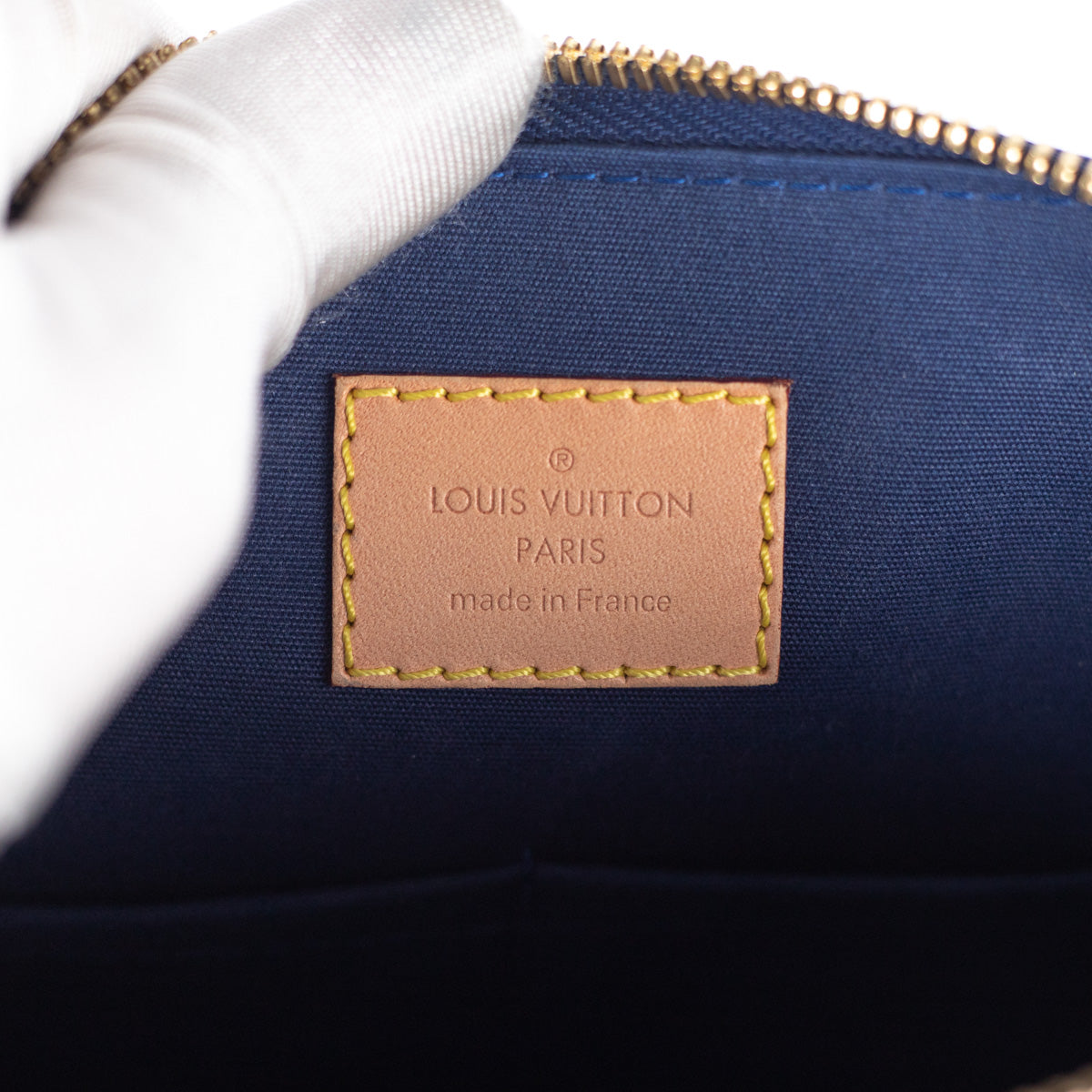 Louis Vuitton Alma PM Monogram Vernis Navy - THE PURSE AFFAIR