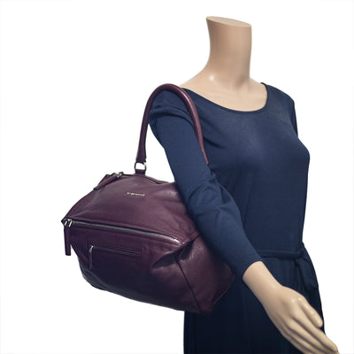 Pandora Large Bag Dark Purple | Secondhand Givenchy Bags - THE PURSE AFFAIR