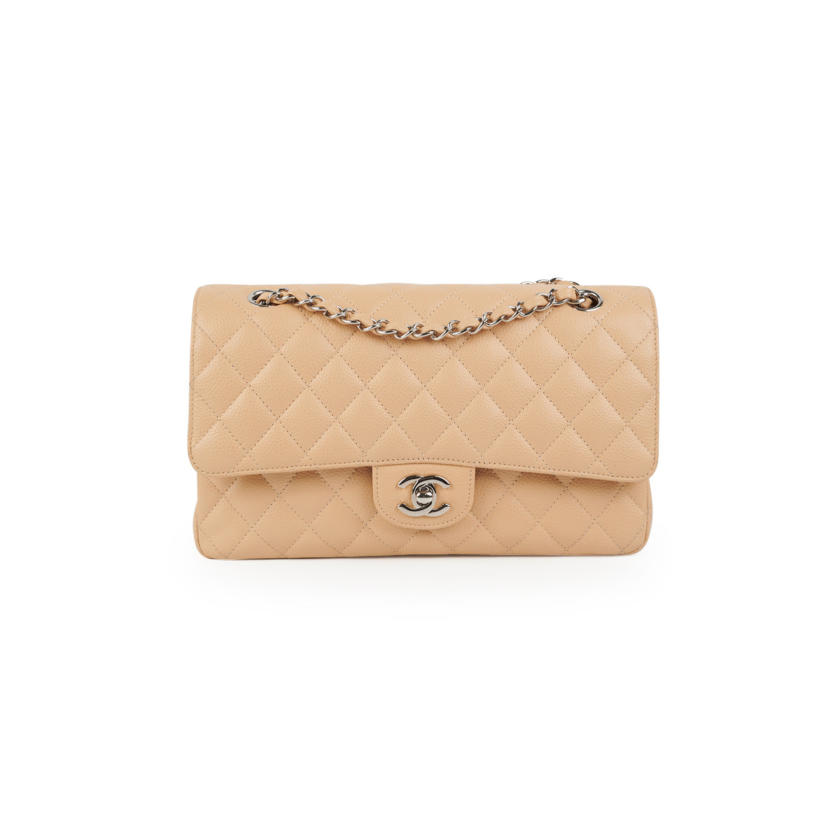 chanel clutch with chain caviar