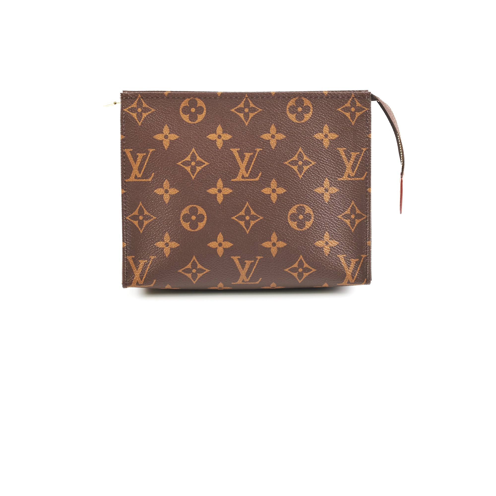 Louis Vuitton Toiletry Pouch 19 Monogram Brown in Coated Canvas with  GoldTone  US