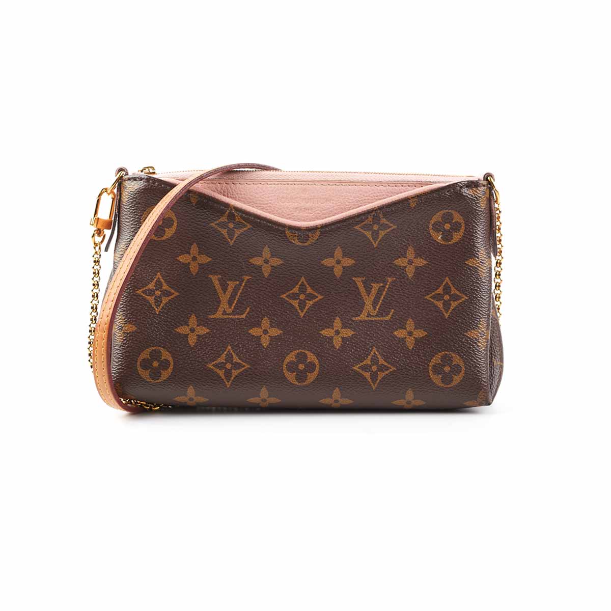 Louis Vuitton Pallas Clutch Monogram Canvas at 1stDibs