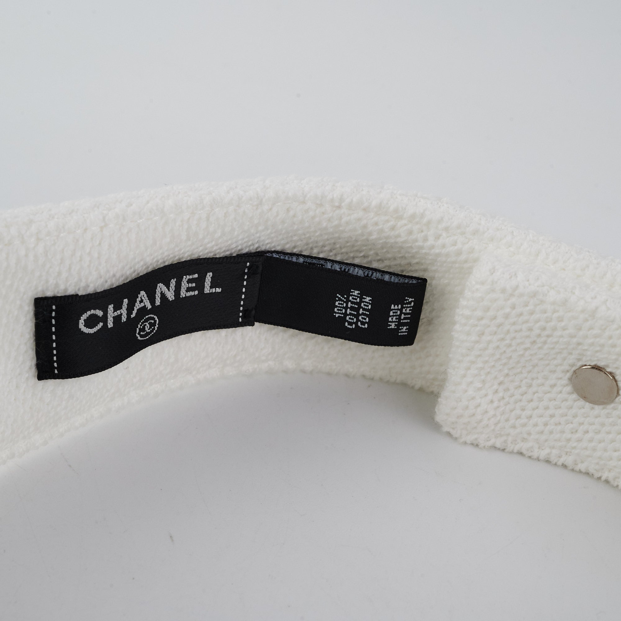 Bucket hat  Cotton  glass pearls black  Fashion  CHANEL