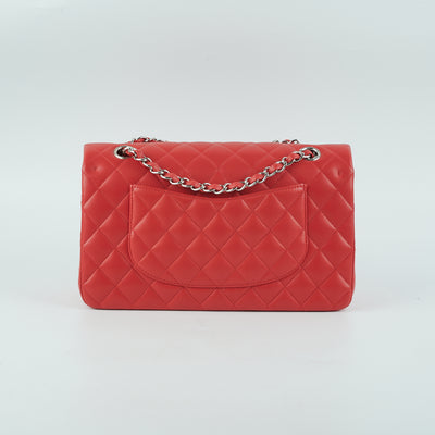 Chanel Medium/Large Classic Double Flap Red
