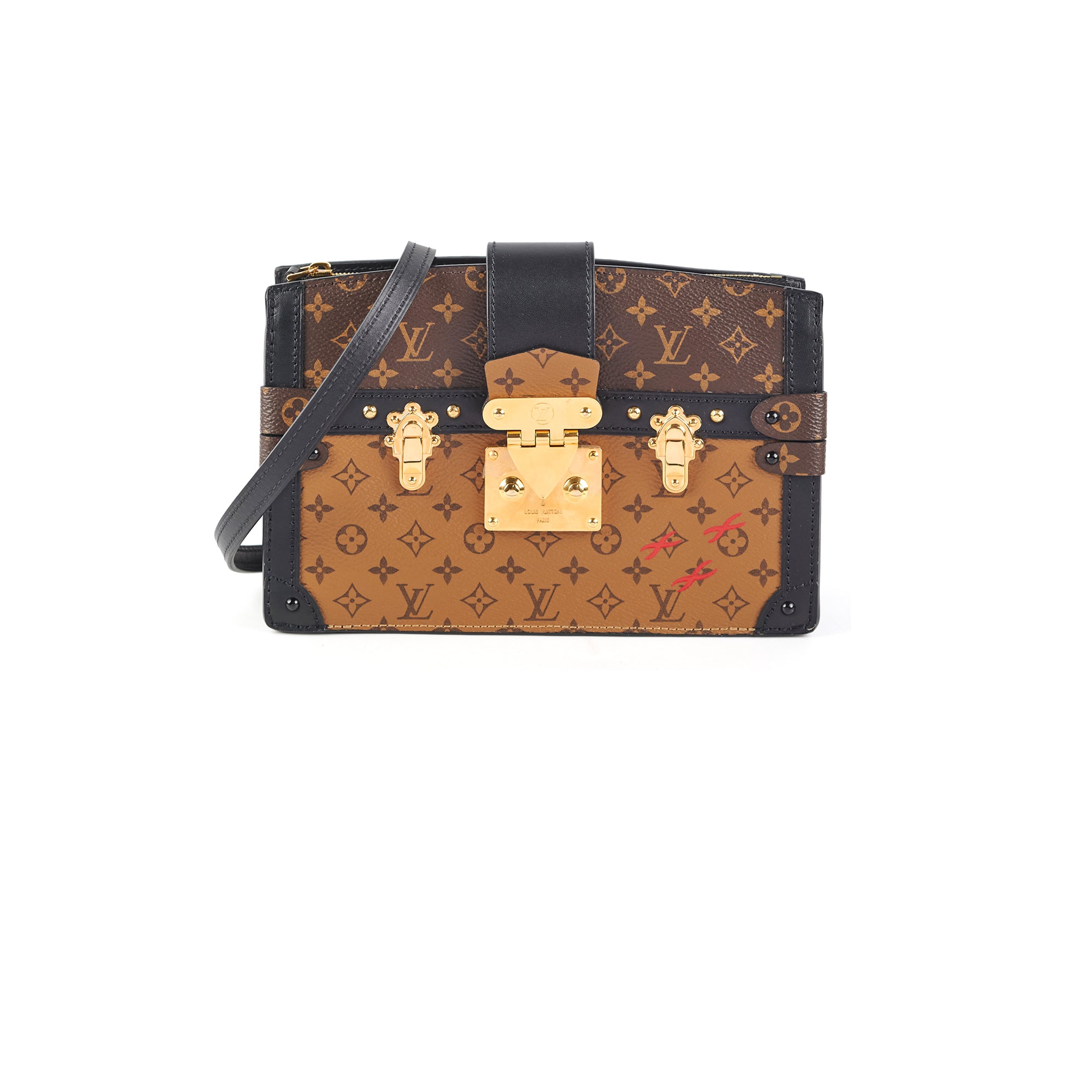 Louis Vuitton Reverse Monogram Trunk Clutch