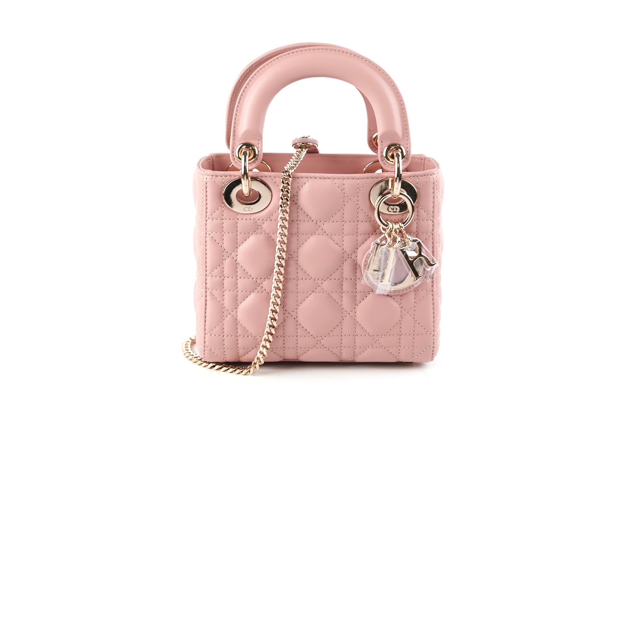 Small Lady Dior My ABCDior Bag Rani Pink Cannage Lambskin  DIOR HU