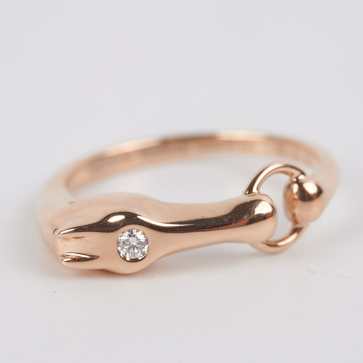 rose gold hermes ring