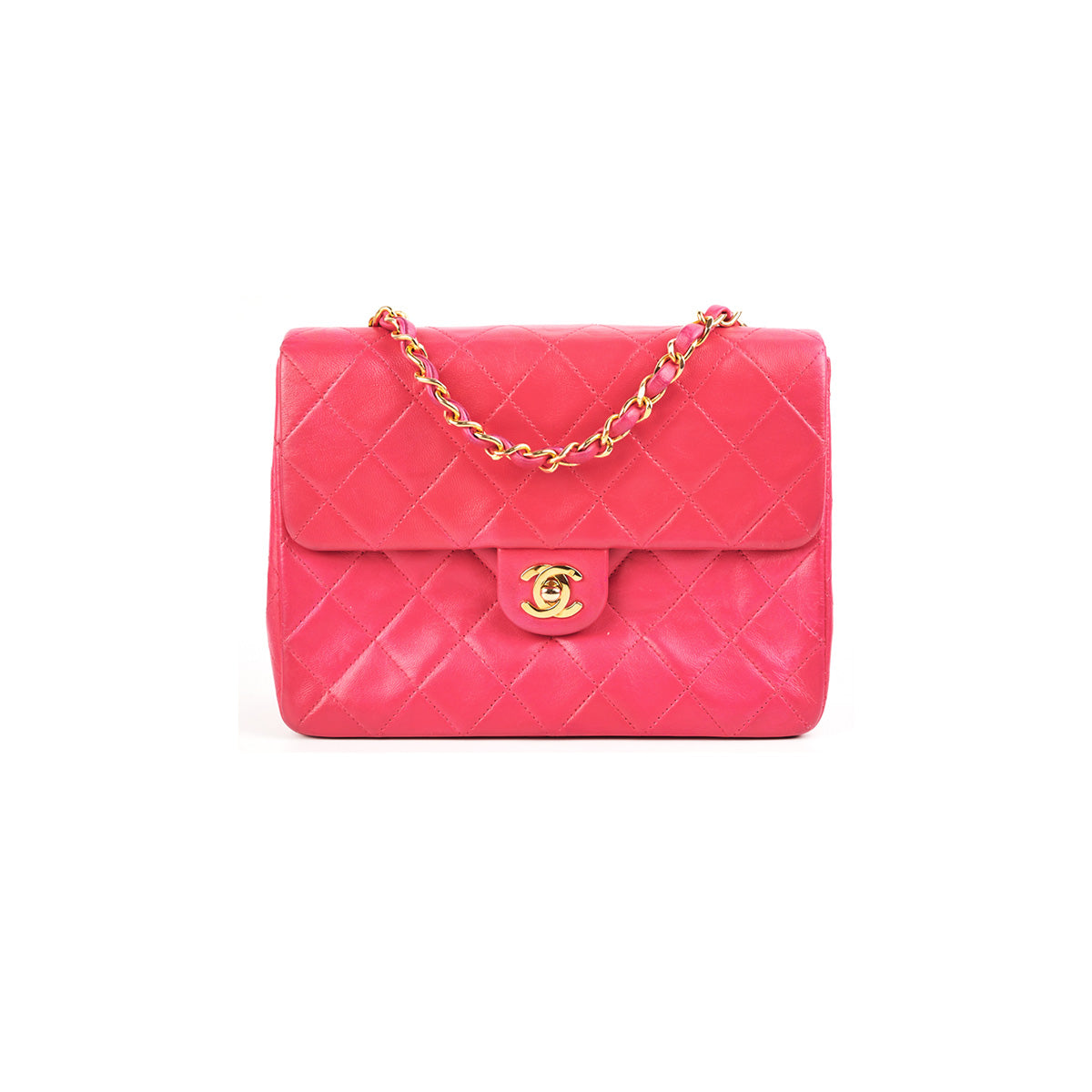 Chanel Vintage Flap Bag Pink - THE PURSE AFFAIR