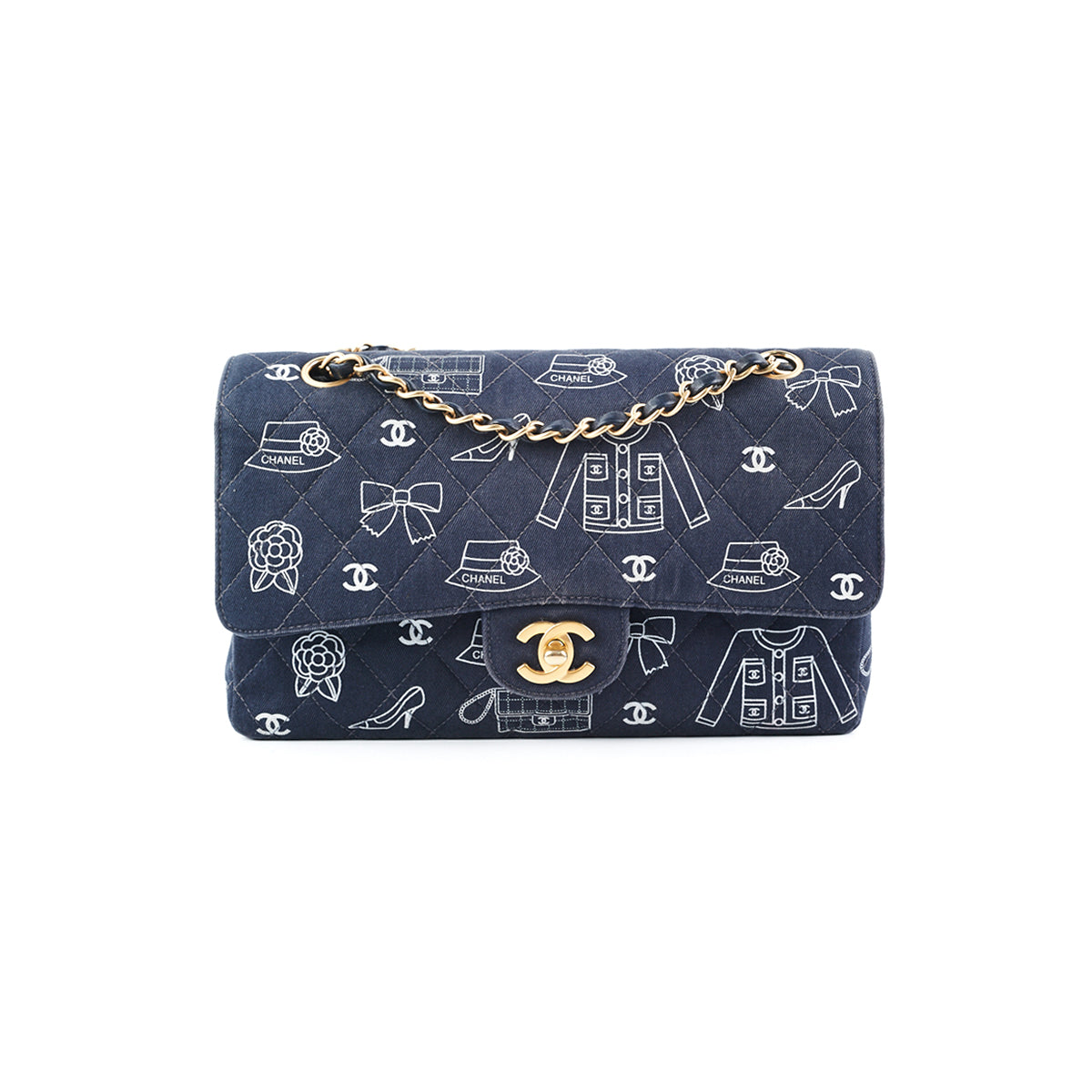 CHANEL Shoulder Bag icon chain bag Lambskin  eBay