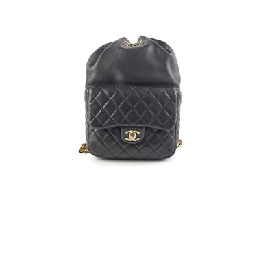 Chanel Quilted Backpack Black - THE PURSE AFFAIR