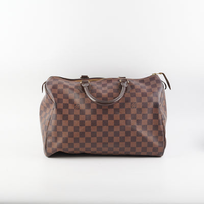 Authentic Louis Vuitton Speedy 35 Damier Ebene, Luxury, Bags & Wallets on  Carousell