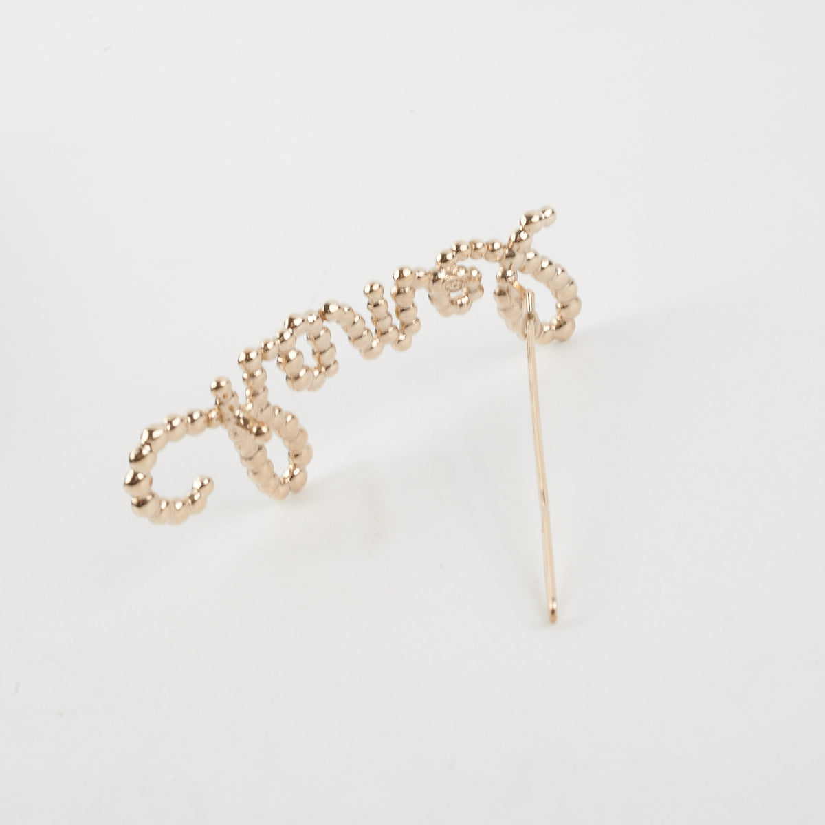 Chanel CC Coco Pearl Hair Clip Gold Tone 21P  Coco Approved Studio