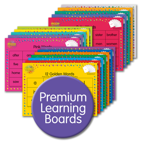 Magic Words Learning Boards