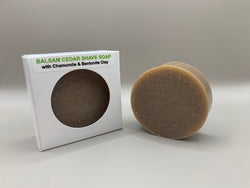 Shave Soap-Balsam Cedar Natural Shave Soap Bar
