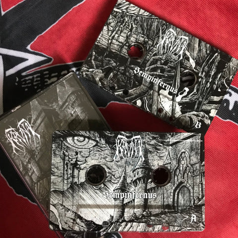Krvna - 'Sempinfernus' Cassette Tape Vampyric Black Metal