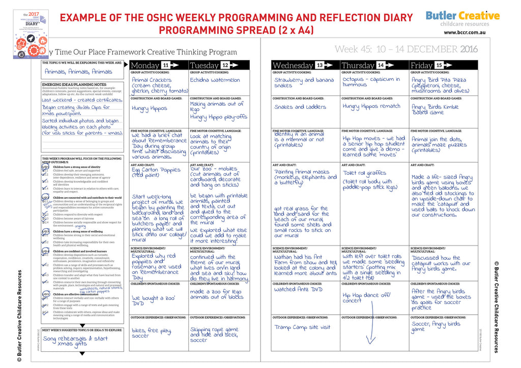 OSHC MTOP Programming example