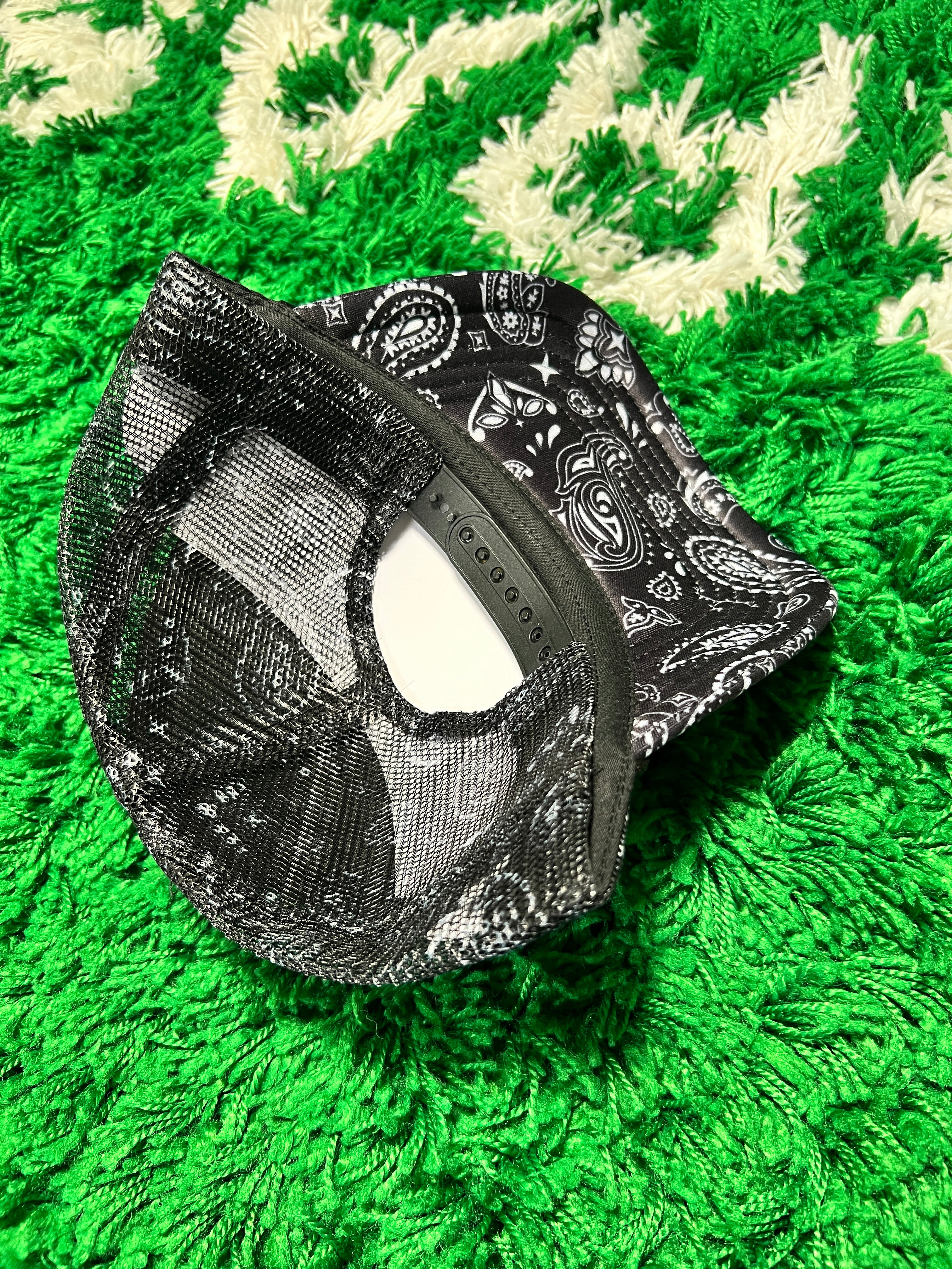 Black Velvet Trucker Hats – Embroidery Plug