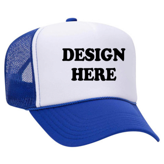 Download Digital Trucker Hat Template Embroidery Plug