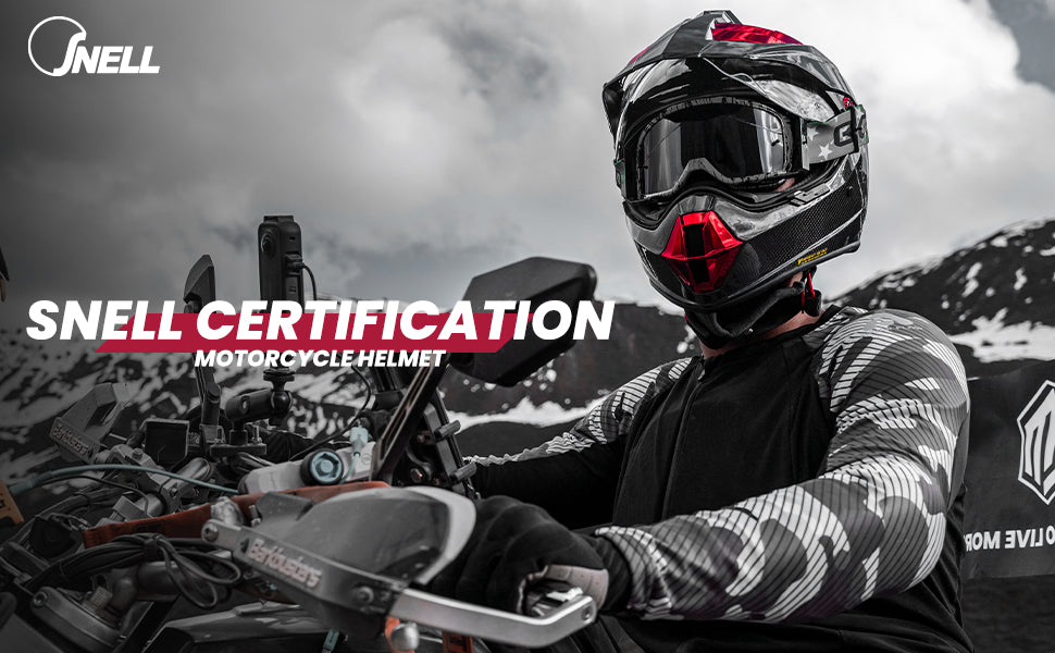 SNELL CERTIFICATION MOTORCYCLE HELMET