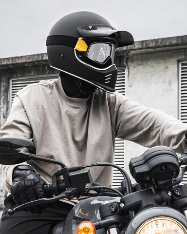 ILM Vintage Full Face Motorcycle Helmets Model Z502