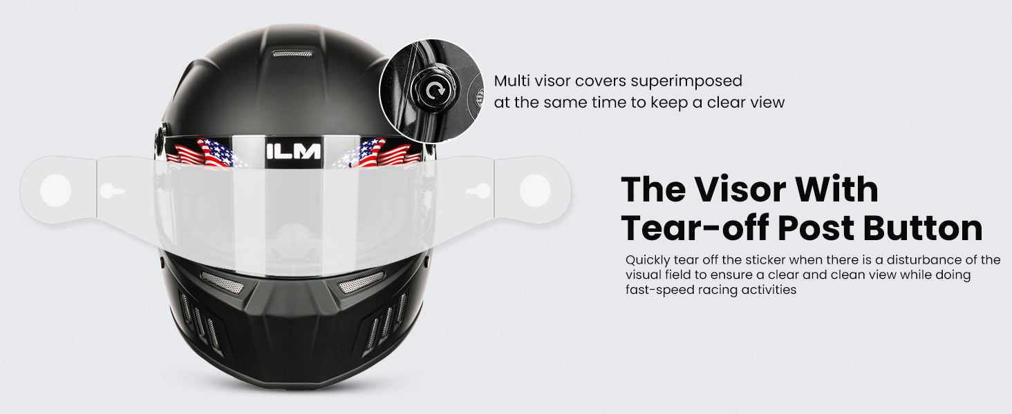 ILM Snell SA2020 Approved Auto Racing Helmets