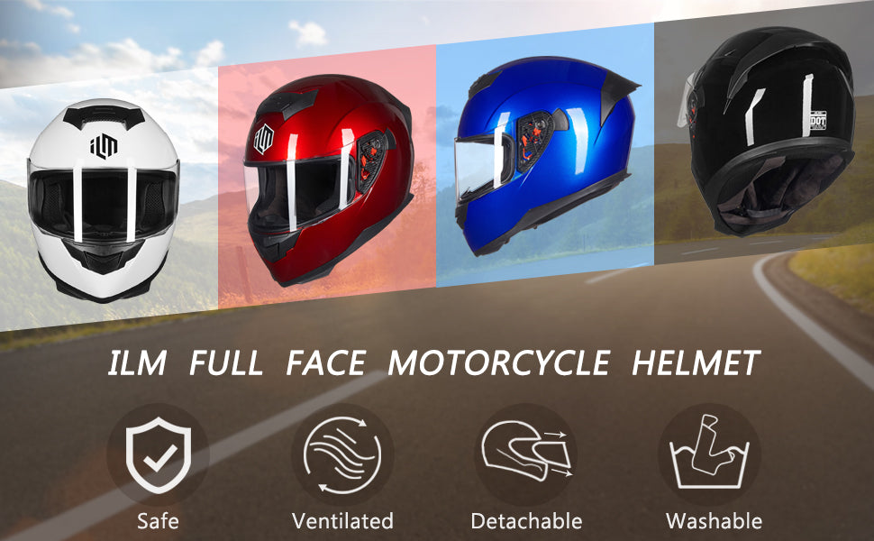 ILM Full Face Motorcycle Helmet